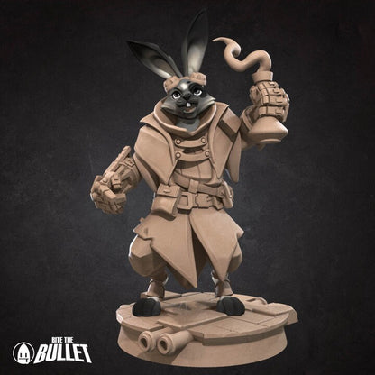Rabbitfolk Artificer - Unpainted Miniature