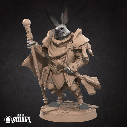 Rabbitfolk Cleric - Unpainted Miniature