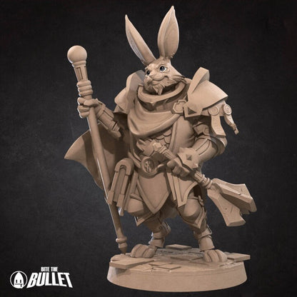 Rabbitfolk Cleric - Unpainted Miniature