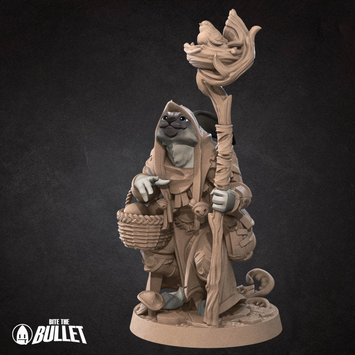 Rabbitfolk Druid - Unpainted Miniature