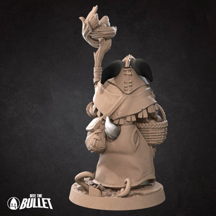 Rabbitfolk Druid - Unpainted Miniature