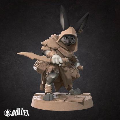 Rabbitfolk Rogue - Unpainted Miniature